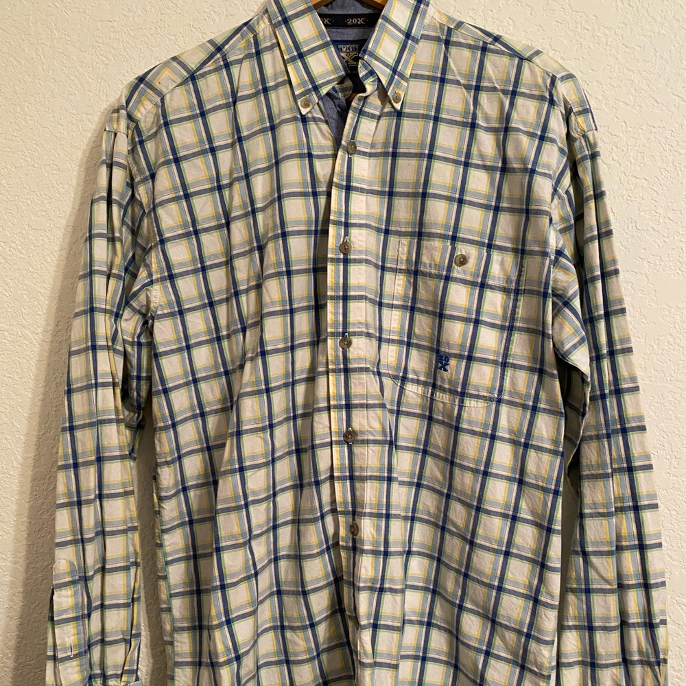 Vintage 20x Wrangler Long Sleeve Rodeo Shirt